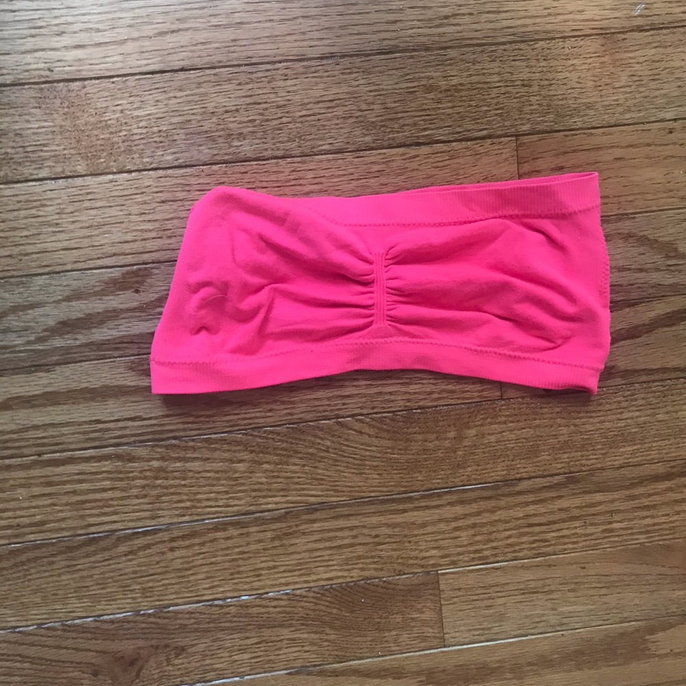 Neon pink bandeau